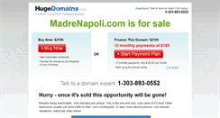 Desktop Screenshot of madrenapoli.com