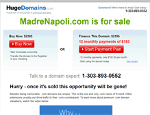 Tablet Screenshot of madrenapoli.com